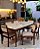 CONJUNTO MESA ELISA 180X090 + 6 CADEIRAS MARIE - Imagem 7