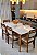 CONJUNTO MESA ELISA 180X090 + 6 CADEIRAS LIZ - Imagem 5