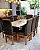 CONJUNTO MESA MARK 180X090 + 8 CADEIRAS MARK MODELO 19 MARROM - Imagem 8