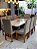 CONJUNTO MESA MARK 180X090 + 8 CADEIRAS MARK MODELO 19 CINZA - Imagem 1