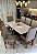 CONJUNTO MESA MARK 180X090 + 8 CADEIRAS MARK MODELO 19 CINZA - Imagem 9
