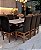 CONJUNTO MESA MARK 180X090 + 8 CADEIRAS MARK MODELO 18 MARROM - Imagem 7