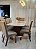 CONJUNTO MESA MARK 180X090 + 8 CADEIRAS MARK MODELO 25 CINZA - Imagem 4