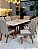 CONJUNTO MESA MARK 180X090 + 8 CADEIRAS MARK MODELO 25 CINZA - Imagem 12