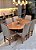 CONJUNTO MESA ORGANICA 180X100 + 6 CADEIRAS MODELO 18 - Imagem 1