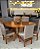 CONJUNTO MESA ORGANICA 180X100 + 6 CADEIRAS MARK MODELO 19 CINZA - Imagem 5