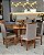 CONJUNTO MESA ORGANICA 180X100 + 6 CADEIRAS MARK MODELO 19 CINZA - Imagem 8