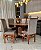 CONJUNTO MESA ORGANICA 180X100 + 6 CADEIRAS MARK MODELO 19 CINZA - Imagem 7