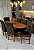 CONJUNTO MESA ORGANICA 180X100 + 6 CADEIRAS MODELO 19 - Imagem 1