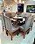 CONJUNTO MESA MARK 130X130 + 8 CADEIRAS MARK MODELO 18 CINZA - Imagem 2
