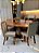 CONJUNTO MESA ORGANICA 180X100 + 6 CADEIRAS SIGMA CREME - Imagem 3