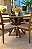 CONJUNTO MESA CECILIA 1,35M REDONDA + 4 CADEIRAS MARIE LINHO CREME - Imagem 13