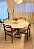 CONJUNTO MESA CECILIA 1,35M REDONDA + 4 CADEIRAS MARIE LINHO CREME - Imagem 14
