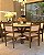 CONJUNTO MESA CECILIA 1,35M REDONDA + 6 CADEIRAS LIZ LINHO CREME - Imagem 6