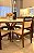CONJUNTO MESA CECILIA 1,35M REDONDA + 6 CADEIRAS LIZ LINHO CREME - Imagem 9