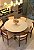 CONJUNTO MESA CECILIA 1,35M REDONDA + 6 CADEIRAS LIZ LINHO CREME - Imagem 14