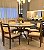 CONJUNTO MESA CECILIA 1,35M REDONDA + 6 CADEIRAS LIZ LINHO CREME - Imagem 16