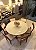 CONJUNTO MESA CECILIA 1,35M REDONDA + 6 CADEIRAS LIZ LINHO CREME - Imagem 17
