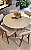 CONJUNTO MESA CECILIA 1,35M REDONDA + 6 CADEIRAS BETINA BOUCLE CREME - Imagem 7