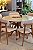 CONJUNTO MESA CECILIA 1,35M REDONDA + 6 CADEIRAS BETINA BOUCLE CREME - Imagem 1