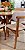 CONJUNTO MESA CECILIA 1,35M REDONDA + 6 CADEIRAS BETINA BOUCLE CREME - Imagem 16