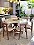 CONJUNTO MESA CECILIA 1,35M REDONDA + 6 CADEIRAS BETINA BOUCLE CREME - Imagem 19