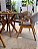 CONJUNTO MESA CECILIA 1,35M REDONDA + 6 CADEIRAS AGATHA BOUCLE CINZA - Imagem 9