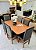CONJUNTO MESA LUNNA 160X090 + 6 CADEIRAS MARK MODELO 19 - Imagem 2