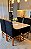 CONJUNTO DE JANTAR MARK 120X090 OFF WHITE- 4 CADEIRAS CANELA PRETA MODELO 19 - Imagem 4