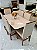 MESA AVULSA 160X090 CANELA VIDRO OFF WHITE - Imagem 3