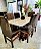 MESA MARK AVULSA 160X090 TABACO VIDRO OFF WHITE - Imagem 4