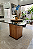 MESA MARK 130x130 NOGUEIRA | AVULSA - Imagem 1