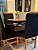 MESA MARK AVULSA 130x130 CANELA VIDRO PRETO - Imagem 8