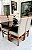 CONJUNTO MESA MARK 120X090 + 4 CADEIRAS MARK MODELO 19 - TECIDO CREME - Imagem 1