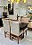 CONJUNTO MESA MARK 120X090 + 4 CADEIRAS MARK MODELO 19 - TECIDO CREME - Imagem 8