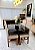 CONJUNTO MESA MARK 120X090 + 4 CADEIRAS MARK MODELO 19 - TECIDO CREME - Imagem 9