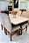 CONJUNTO MESA MARK 120X090 + 4 CADEIRAS MARK MODELO 19 - TECIDO CREME - Imagem 7