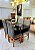 CONJUNTO MESA MARK 120X090 + 4 CADEIRAS MARK MODELO 19 - TECIDO GRAFITE - Imagem 7