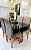 CONJUNTO MESA MARK 120X090 + 4 CADEIRAS MARK MODELO 19 - TECIDO GRAFITE - Imagem 9