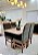 CONJUNTO MESA MARK OFF WHITE 120X090 + 4 CADEIRAS MARK MODELO 19 - TECIDO GRAFITE - Imagem 10