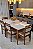 CONJUNTO MESA ELISA 180X090 + 8 CADEIRAS LIZ - Imagem 2