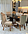 CONJUNTO MESA MARK 180X090 BLACK + 8 CADEIRAS SIGMA - Imagem 4