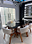 CONJUNTO MESA MARK 180X090 BLACK + 6 CADEIRAS POLTRONA AGATHA - Imagem 2