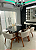 CONJUNTO MESA MARK 180X090 BLACK + 6 CADEIRAS POLTRONA AGATHA - Imagem 3