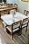 CONJUNTO MESA RETANGULAR MARK 120X090 + 4 CADEIRAS LIZ - Imagem 2
