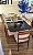Conjunto Mesa Retangular Mark 160x090 + 6 cadeiras Marie - Imagem 9
