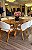 Conjunto Mesa Sofia 180x110 + 6 cadeiras Agatha - Imagem 1