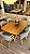 Conjunto Mesa Sofia 180x110 + 6 cadeiras Agatha - Imagem 15