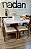 Conjunto Mesa Retangular Mark 120x090 + 4 cadeiras Marie - Imagem 11