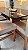 CONJUNTO MESA MARK 180X090 BLACK - 8 CADEIRAS CREME PALHA MODELO 19 - Imagem 7